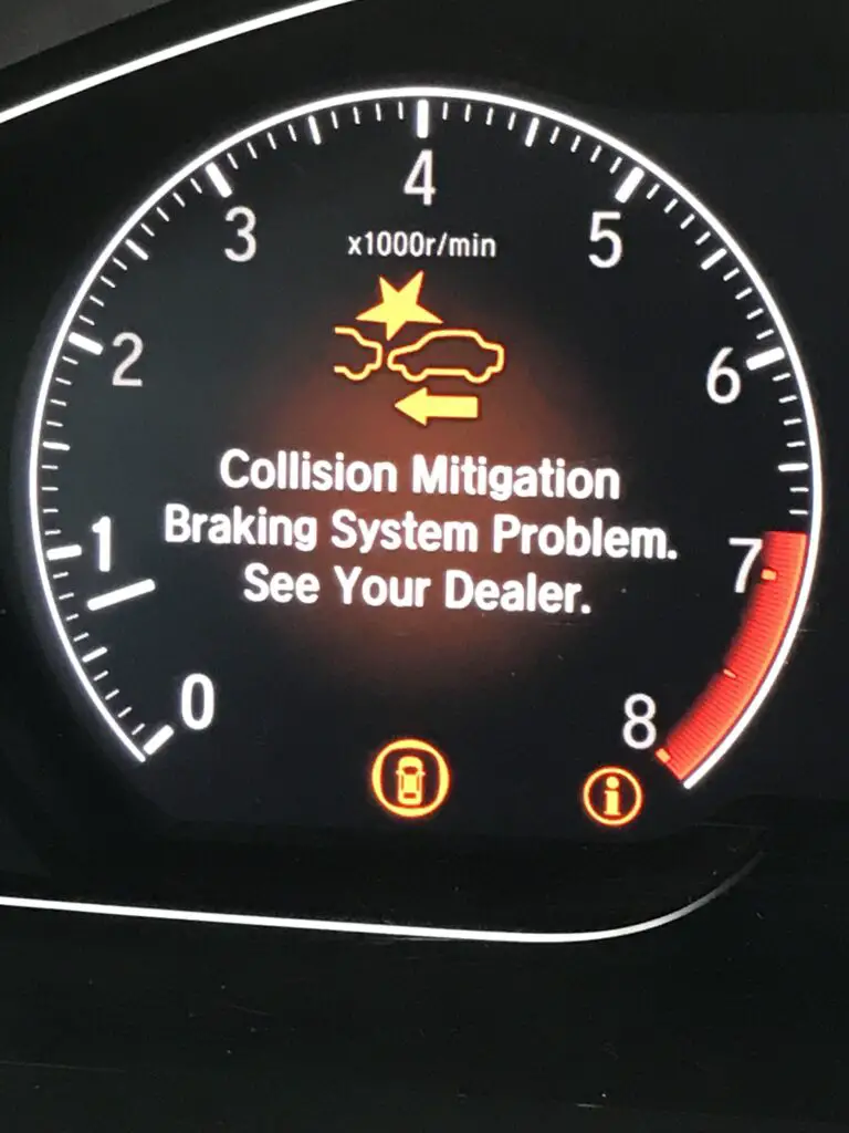 Collision Mitigation System Problem