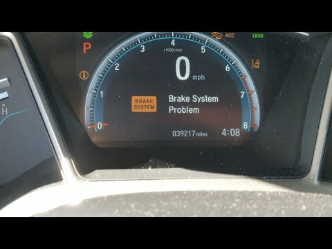 Honda Civic Brake System Problem