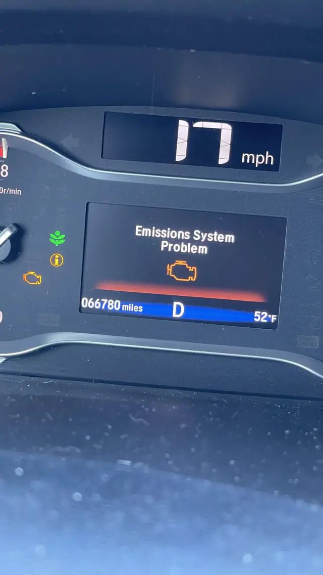 Honda Pilot Emissions System Problem