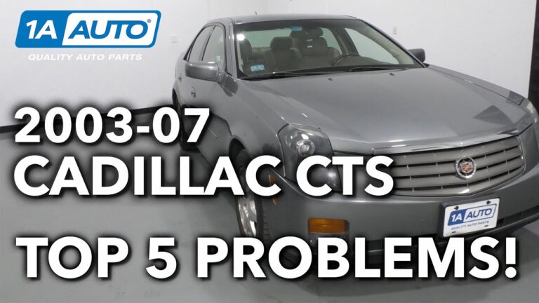 2005 Cadillac Cts Troubleshooting