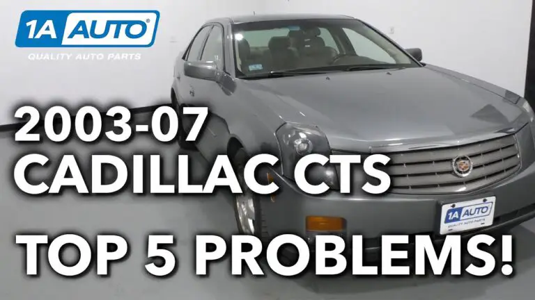 2007 Cadillac Cts Troubleshooting