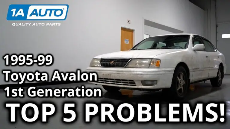 Toyota Avalon Troubleshooting