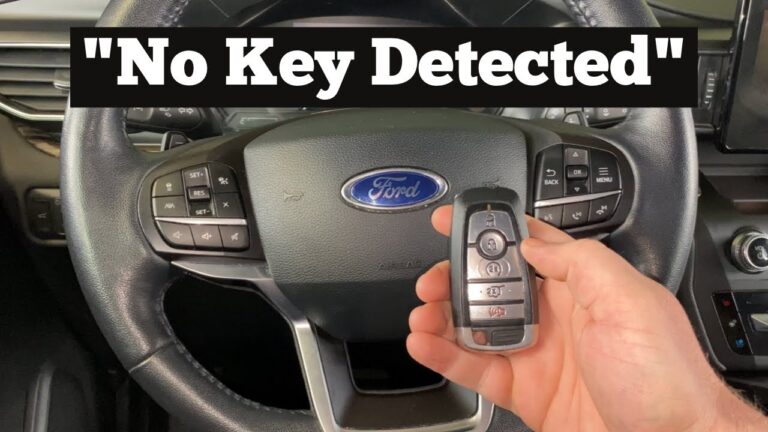 How to Start a Ford Explorer Without a Key