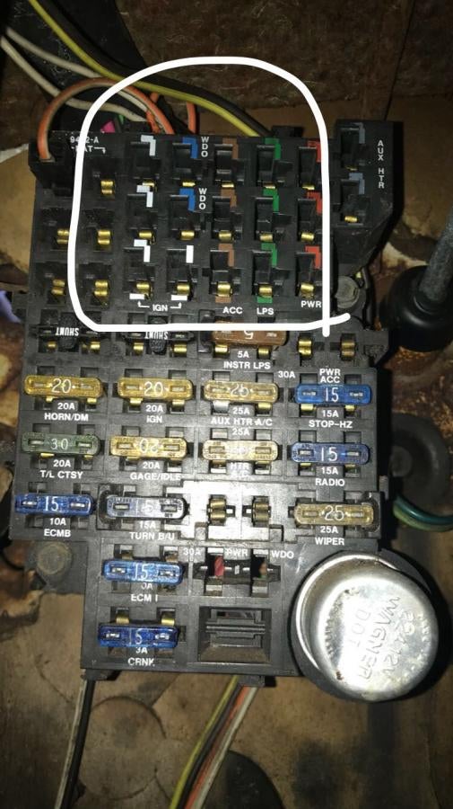 No Power to Some Fuses in Fuse Box