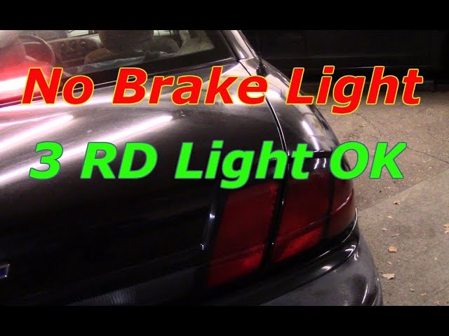 Brake Lights Not Working But Third Light is