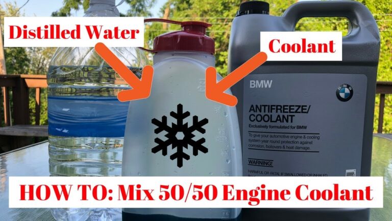 Can You Mix Coolant And Water