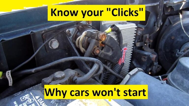 Car Won'T Start Clicking