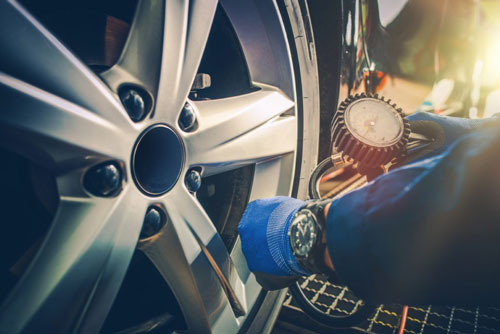 Check Tire Pressure Tread
