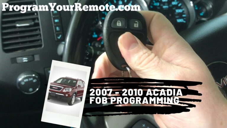 Gmc Acadia Remote Start Not Working