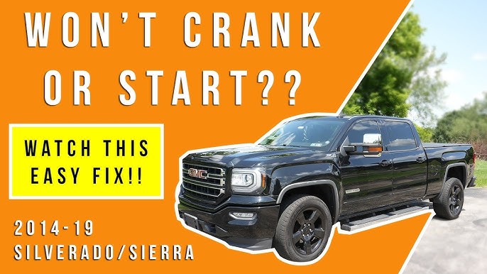 Gmc Sierra Won'T Start No Click