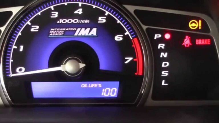 How to Reset Oil Life on Honda Civic