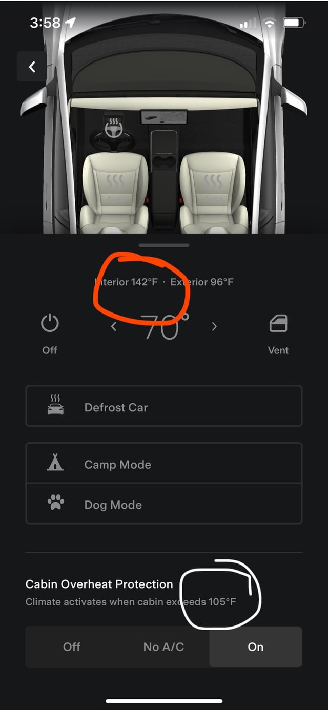 Tesla Cabin Overheat Protection Not Working