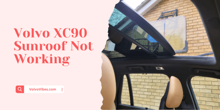 Volvo Xc90 Sunroof Not Working