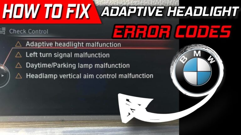 Adaptive Headlight Malfunction on Bmw