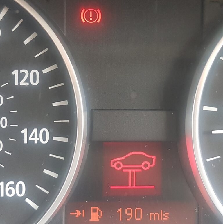 Bmw Brake Pad Warning Light