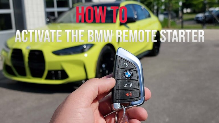 Does the Bmw X3 Have Remote Start