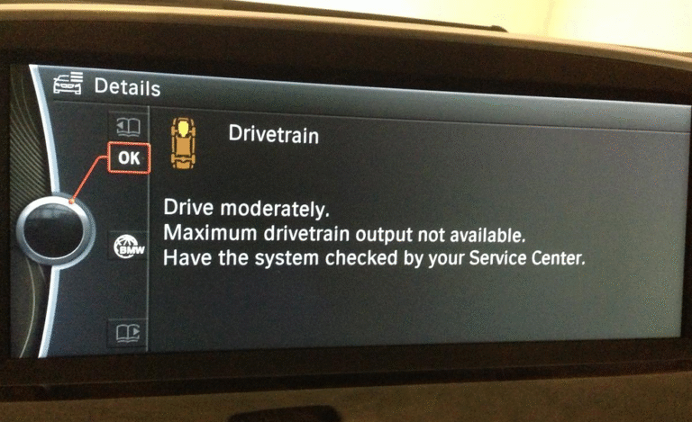 Drivetrain Malfunction Bmw