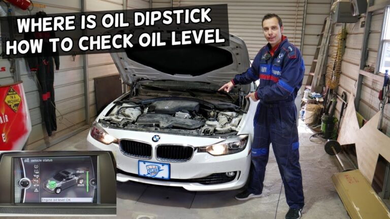 How to Check Bmw Oil With Dipstick