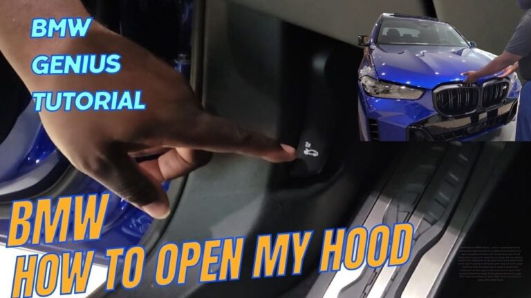 How to Open Bmw Hood