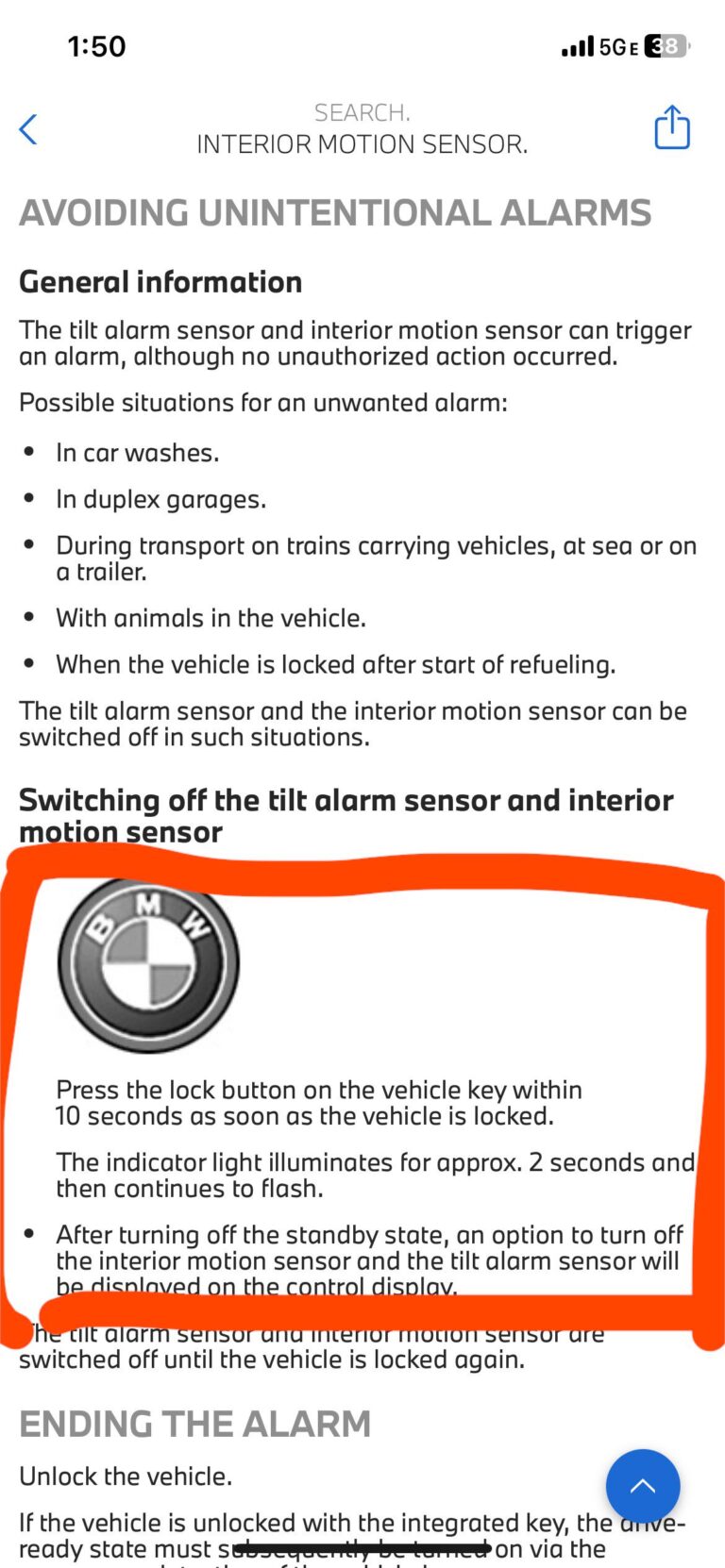 How to Turn off the Bmw Alarm System
