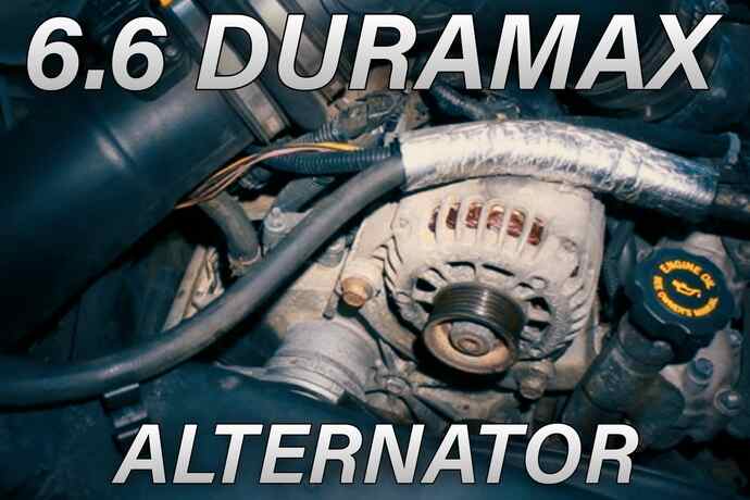 6.6 Duramax Alternator Problems