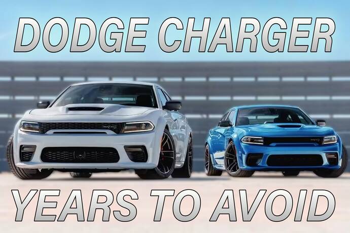Dodge Charger Years to Avoid