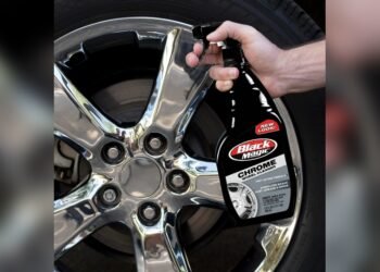 Brake Cleaner on Chrome