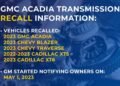 Chevy Traverse Transmission Recall