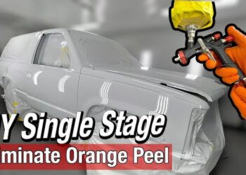 Get Orange Peel Out Single Stage Paint