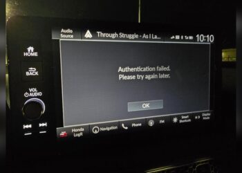 Hondalink Authentication Failed