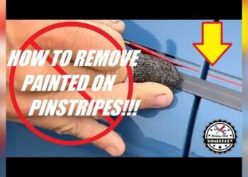 Remove Painted Pinstripes Car