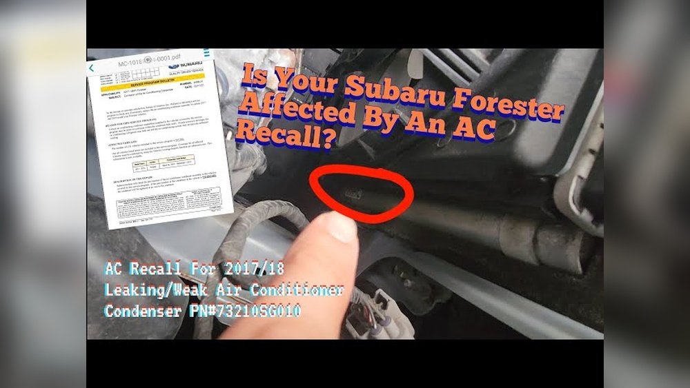 Subaru Air Conditioning Recall