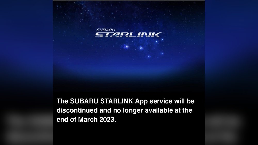 Why Is Subaru Starlink Being Discontinued