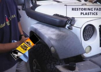Tire Shine on Plastic Trim