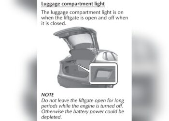 Will Trunk Light Drain Battery