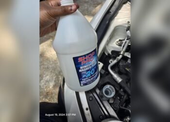Windshield Washer Fluid Car Hold